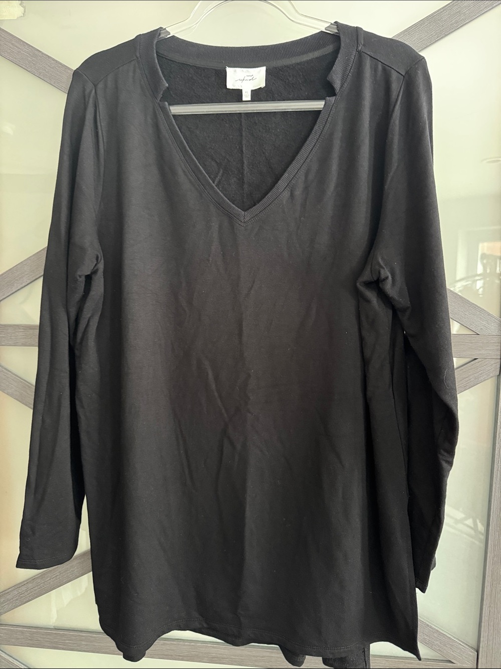Soma Black V-Neck Long Sleeve Tunic